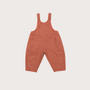 Kai Oversized Denim Dungarees (Coral)